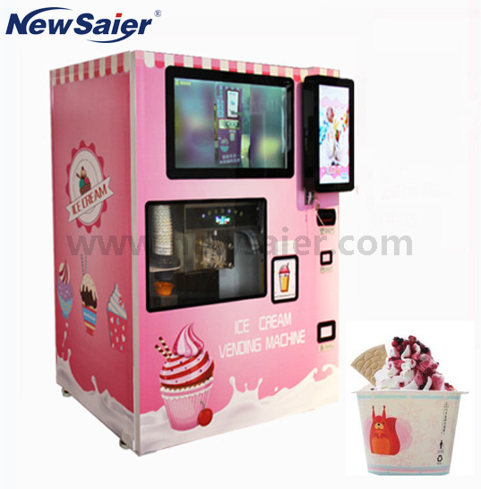 Wholesale Food Grade Ice Cream Vending Machine Indoor Outdoor High End Vending Machines In Chinese Changzhou New Saier Packaging Machinery Co Ltd