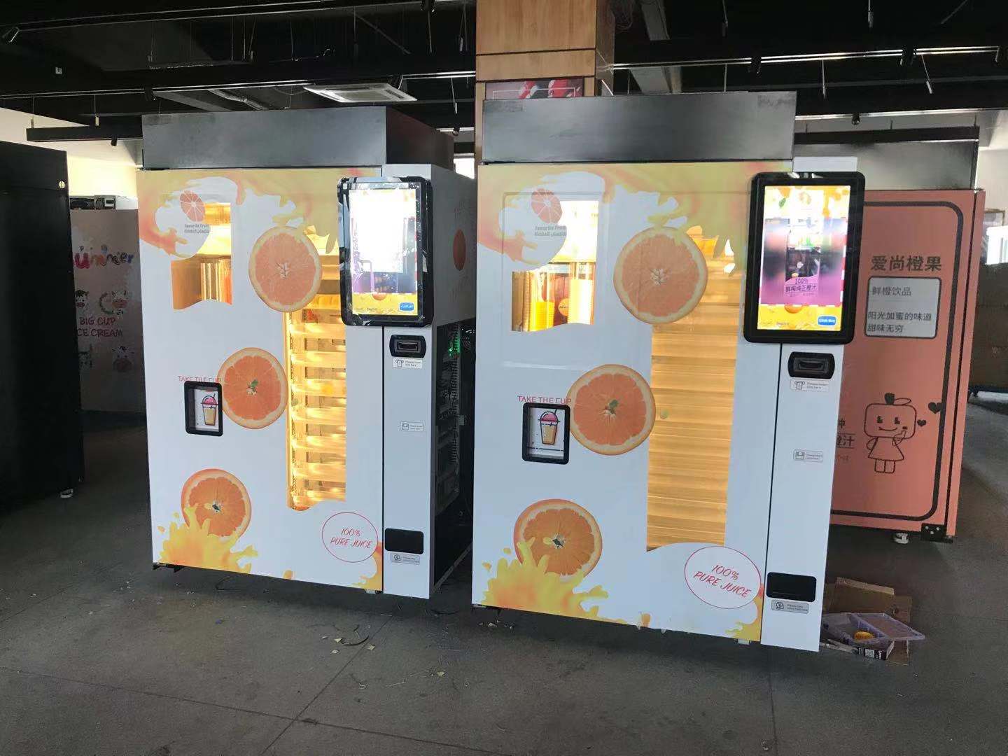 Wholesale Wifi Control Commercial Fresh Orange Juice Vending Machine